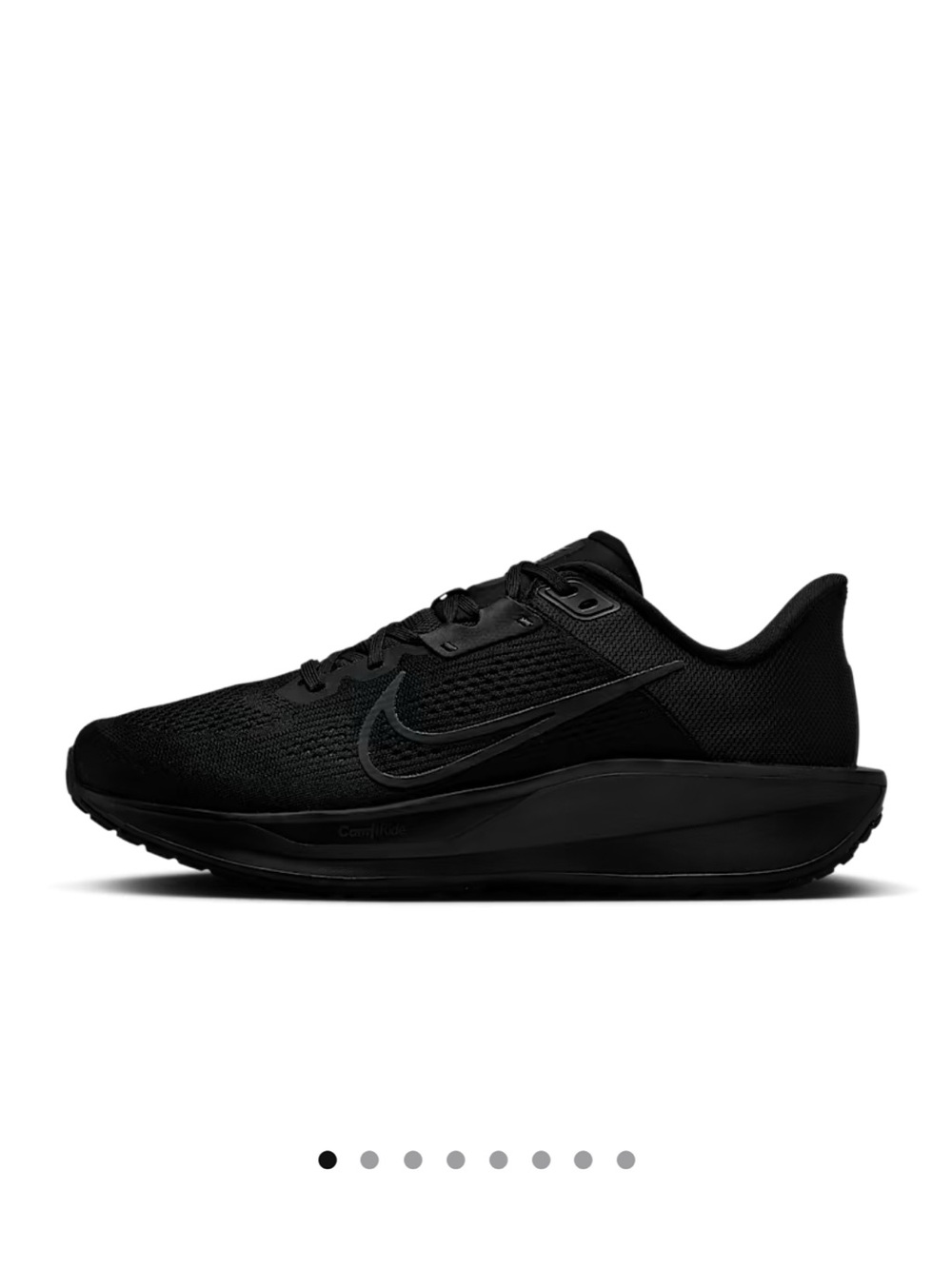 Nike Men’s Quest 6 Road Running Athletic Shoe Solid Black SZ 12